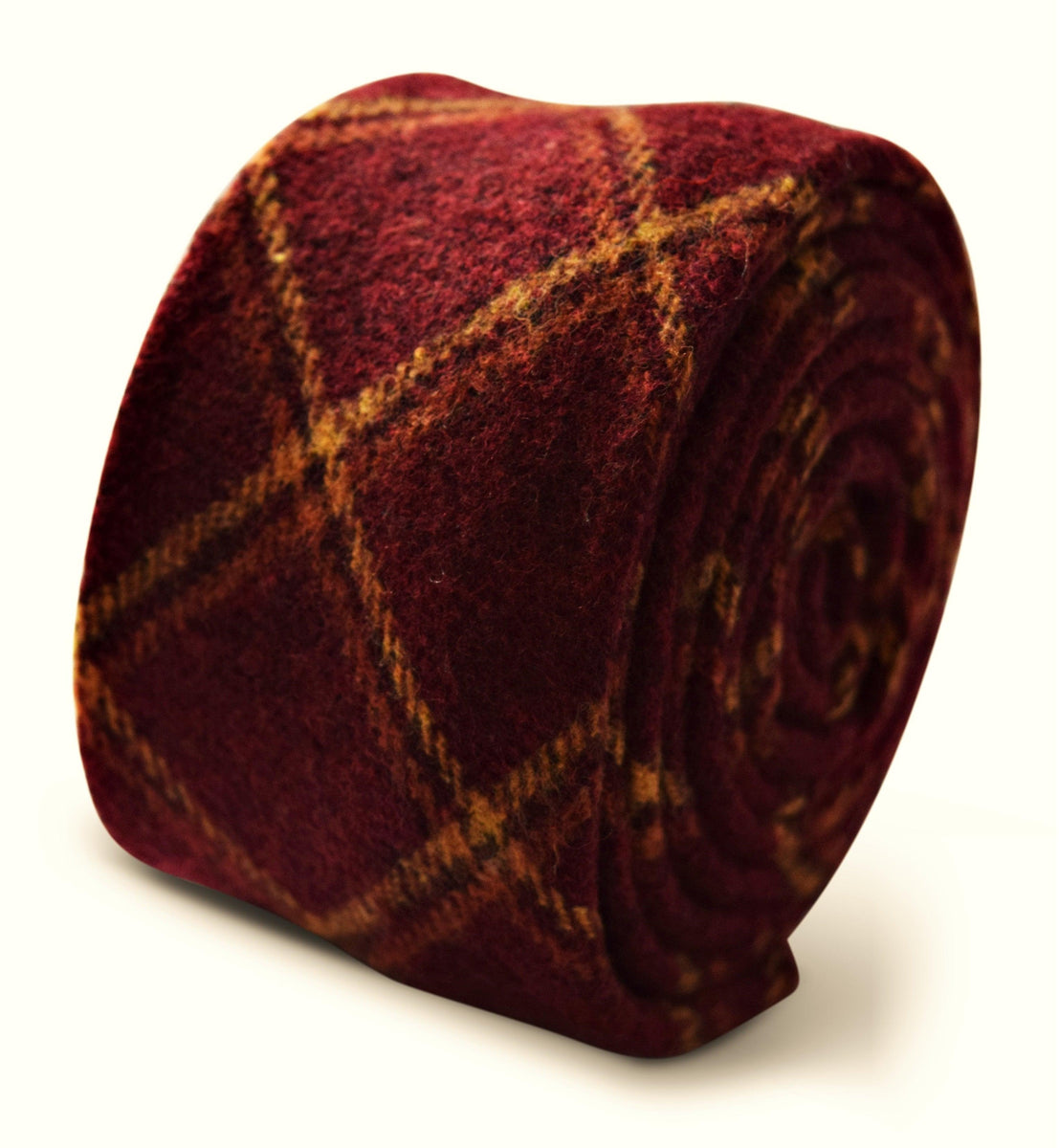 slim wool tie