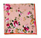 pink rose floral cotton pocket square