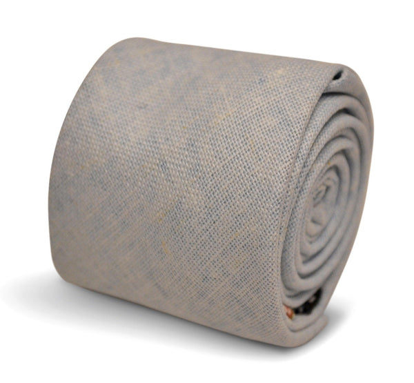 pale ice blue linen tie