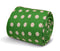 bright lime green with polka spot design cotton tie