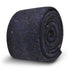 navy blue with multicoloured specks wool tie