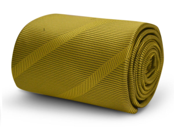 lime grass green and yellow striped design tie