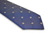 medium royal blue with white polka spot design