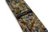 white with blue and green paint splatter design cotton tie