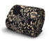 navy with white floral design cotton tie