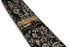 navy with white floral design cotton tie