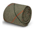 light green grey with multicoloured check design cotton tie