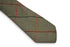 light green grey with multicoloured check design cotton tie