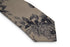 pale grey with navy blue floral stencil design cotton tie