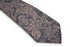 light denim blue with paisley design cotton tie
