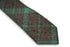 grey with mint green check design cotton tie