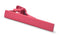 matt bright pink tie clip