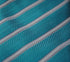 aqua turquoise and white striped tie