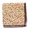 ditsy pink and red floral print 100% cotton pocket square