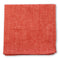 coral red 100% linen pocket square