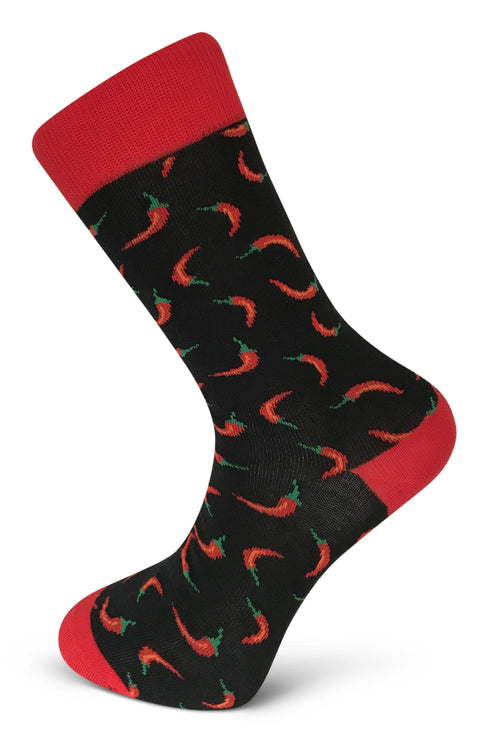 red chilli men's socks