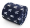 navy blue tie with wing walker Wainwright traditional airplane WW2 design