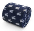 navy blue tie with wing walker Wainwright traditional airplane WW2 design