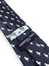 navy blue tie with dodo bird print design