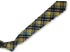 yellow and green tartan design tie