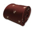 maroon burgundy tie with eagle print design