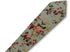 light baby blue floral chintz rose design cotton tie