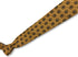 yellow gold mustard with dark blue floral print design cotton tie