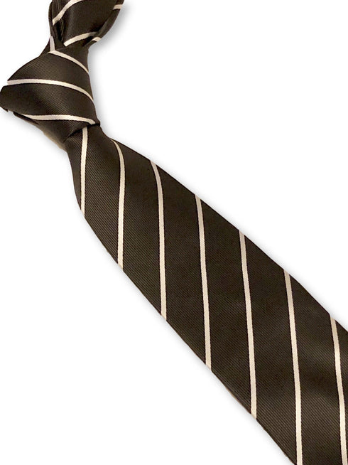 dark charcoal grey and white striped print design