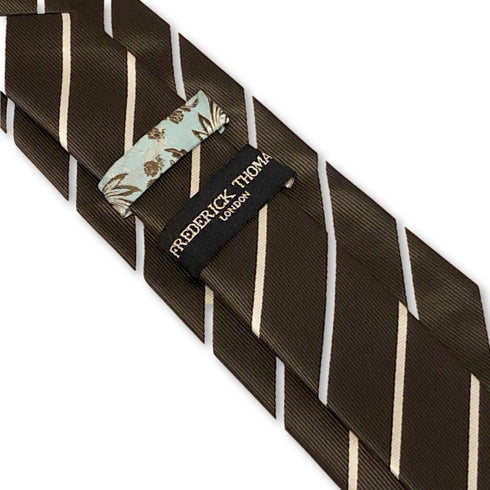 dark charcoal grey and white striped print design