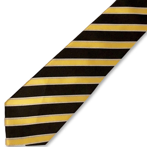 black and yellow gold striped print design
