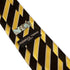 black and yellow gold striped print design