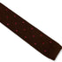 chocolate brown and bright pink spotted knitted tie