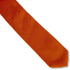orange knitted tie with pointed end in standard 8cm width