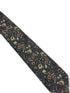 light blue with floral print design cotton tie
