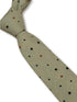 light mint sage green with star design cotton tie