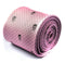 pink skulls design tie