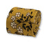 mustard gold with floral design cotton tie
