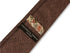 rusty red brown linen tie