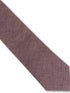 dark purple aubergine eggplant heather linen tie