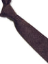 dark purple aubergine eggplant heather linen tie