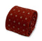 red with geometric design cotton tie