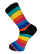 rainbow striped design men's socks