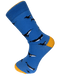 light blue with whale design men's socks
