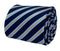black, white and yellow striped tie