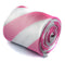 pink and white barber striped tie