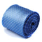 medium blue tie with white polka dots