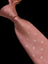 pale light pink tie with fleur de lis pattern