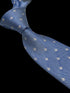 light blue tie with fleur de lis pattern