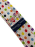 multicolour ivory with polka spot design mens tie