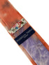 tie dye orange and purple mens cotton tie